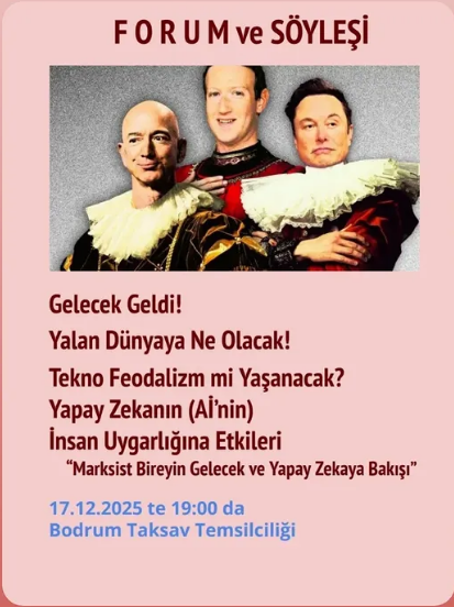 Bodrum’da Tekno-Feodalizm ve Yapay Zeka Tartışılacak: Gelecek Geldi mi?