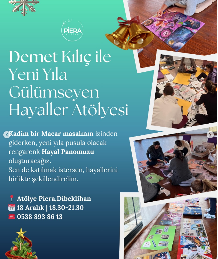 Bodrum’da Yeni Yıl Öncesi Anlamlı Atölye: Demet Kılıç ile Hayaller Gerçeğe Dönüşüyor