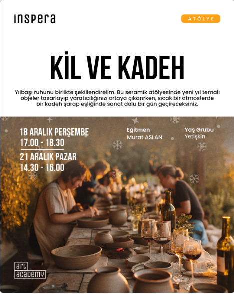 Bodrum’da Sanat ve Keyif Bir Arada: “Kil ve Kadeh” Atölyesi Başlıyor