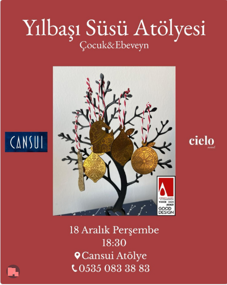 Bodrum’da Ailece Sanat Molası: Çocuk ve Ebeveynler İçin Yılbaşı Süsü Atölyesi